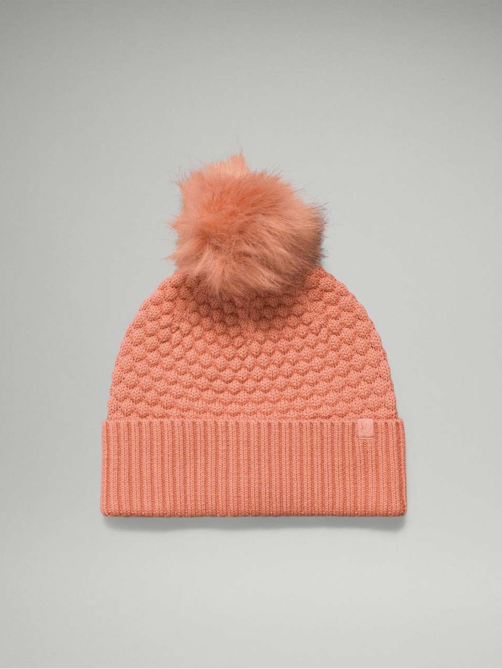 Lululemon Women's Bubble Knit Pom Beanie - Pink Savannah